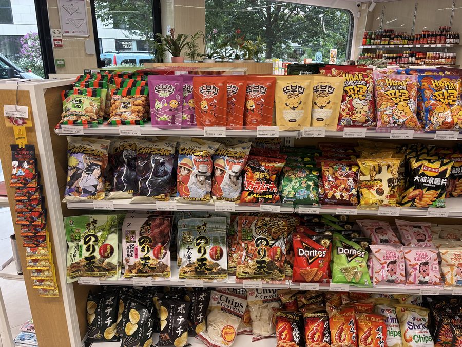 Rayon snacks et bonbons asiatiques